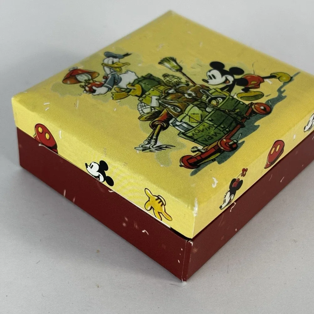 HTF Rare KREMENTZ Disney MICKEY MOUSE Quartz POCKET WATCH Japan Movt New Battery